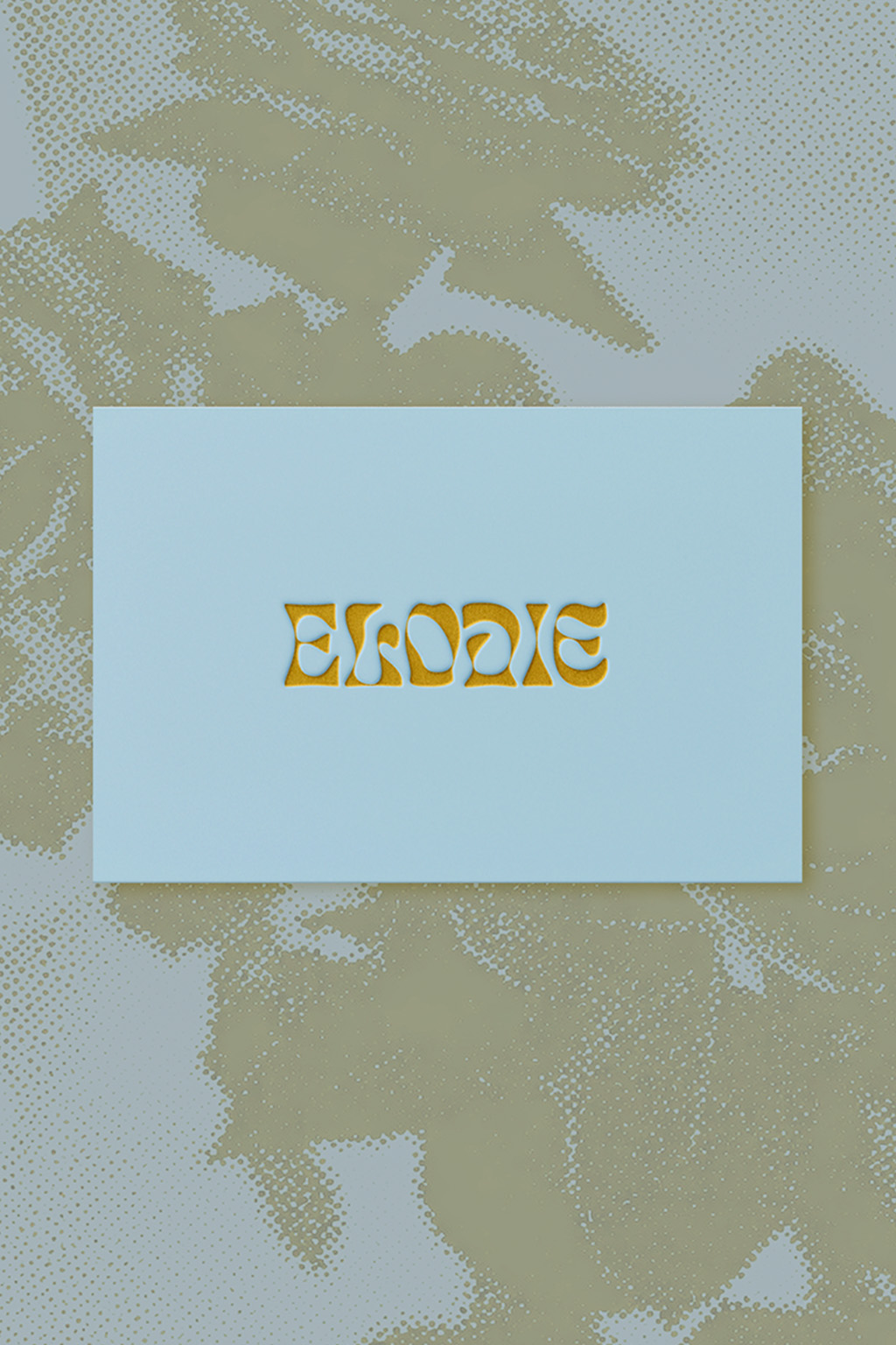 Elodie brandmark and bespoke visual identity system