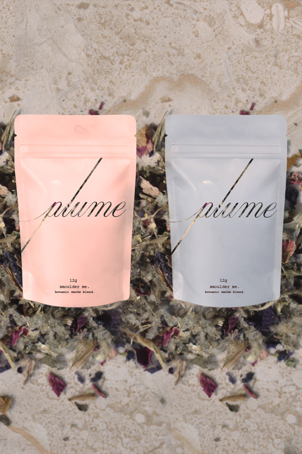 Plume packaging design with print and label system